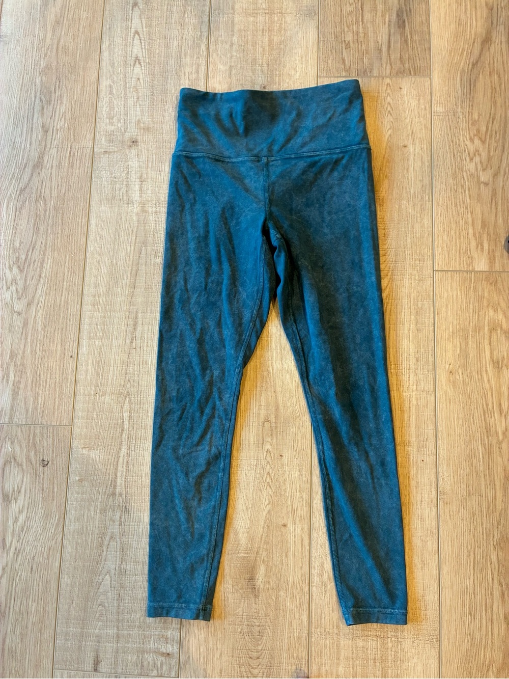 Athleta dark green heather High-Waist Leggings classic compression activewear 6